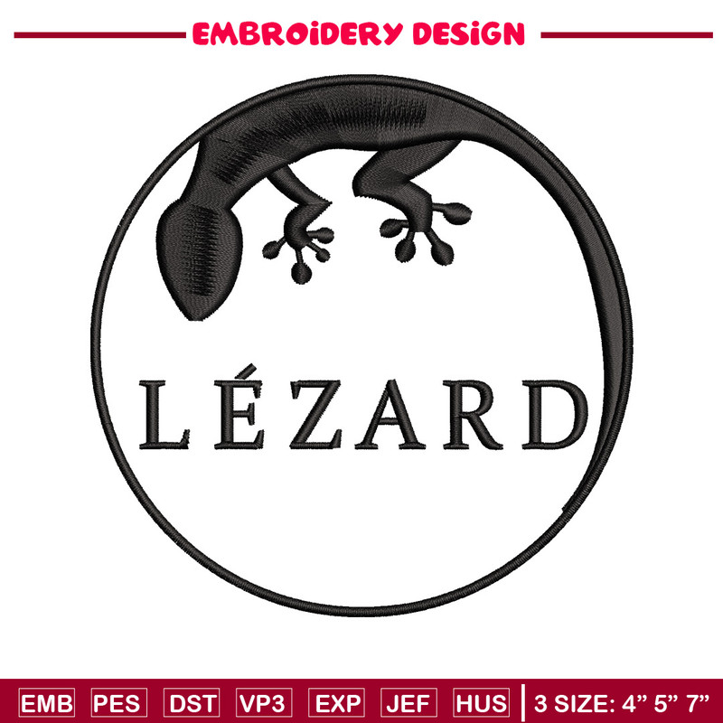 Lezard circle embroidery design, Lezard embroidery, Embroidery file, Embroidery shirt, Emb design, Digital download.jpg