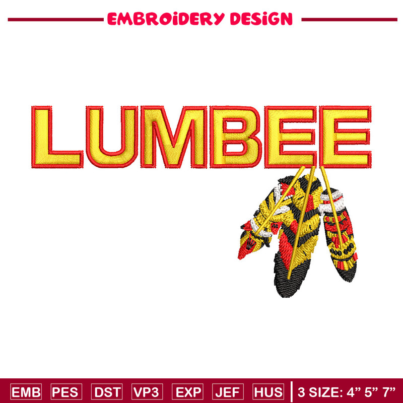 Lumbee logo embroidery design, Logo embroidery, Embroidery file, Embroidery shirt, Emb design,Digital download.jpg