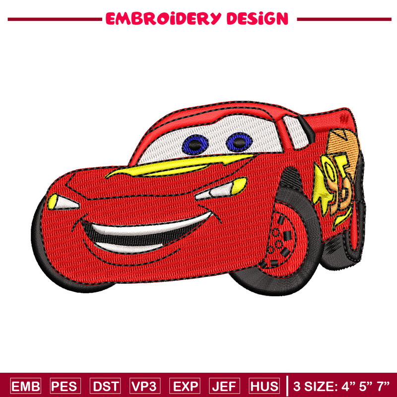 Mcqueen embroidery design, Mcqueen embroidery, Embroidery file, Embroidery shirt, Emb design,Digital download.jpg