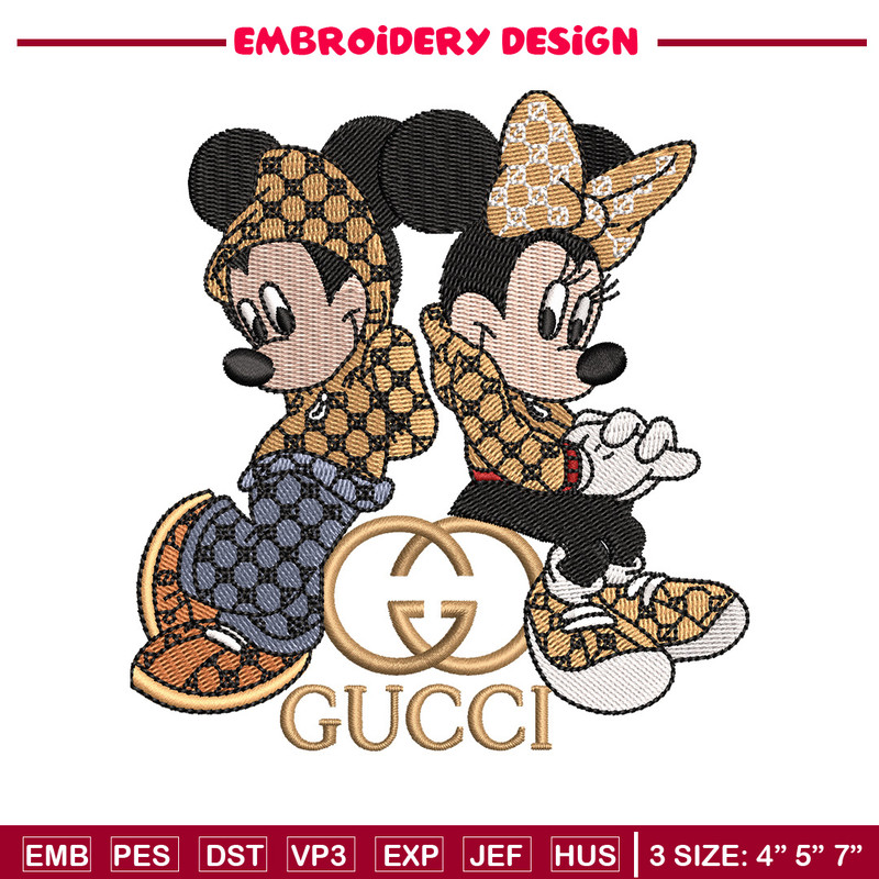 Mickey couple gucci embroidery design,Mickey embroidery, Embroidery file, Embroidery shirt, Emb design, Digital download.jpg