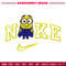 Minion x nike embroidery design, Minion embroidery, Embroidery file, Embroidery shirt, Nike design, Digital download.jpg