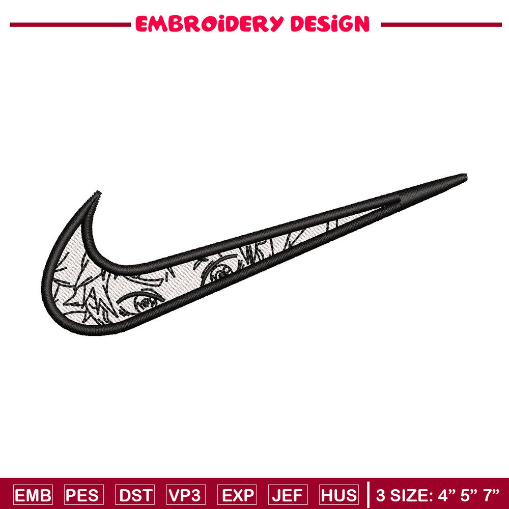 Nike anime eyes embroidery design, Anime embroidery, Nike design, Embroidery shirt, Embroidery file, Digital download.jpg