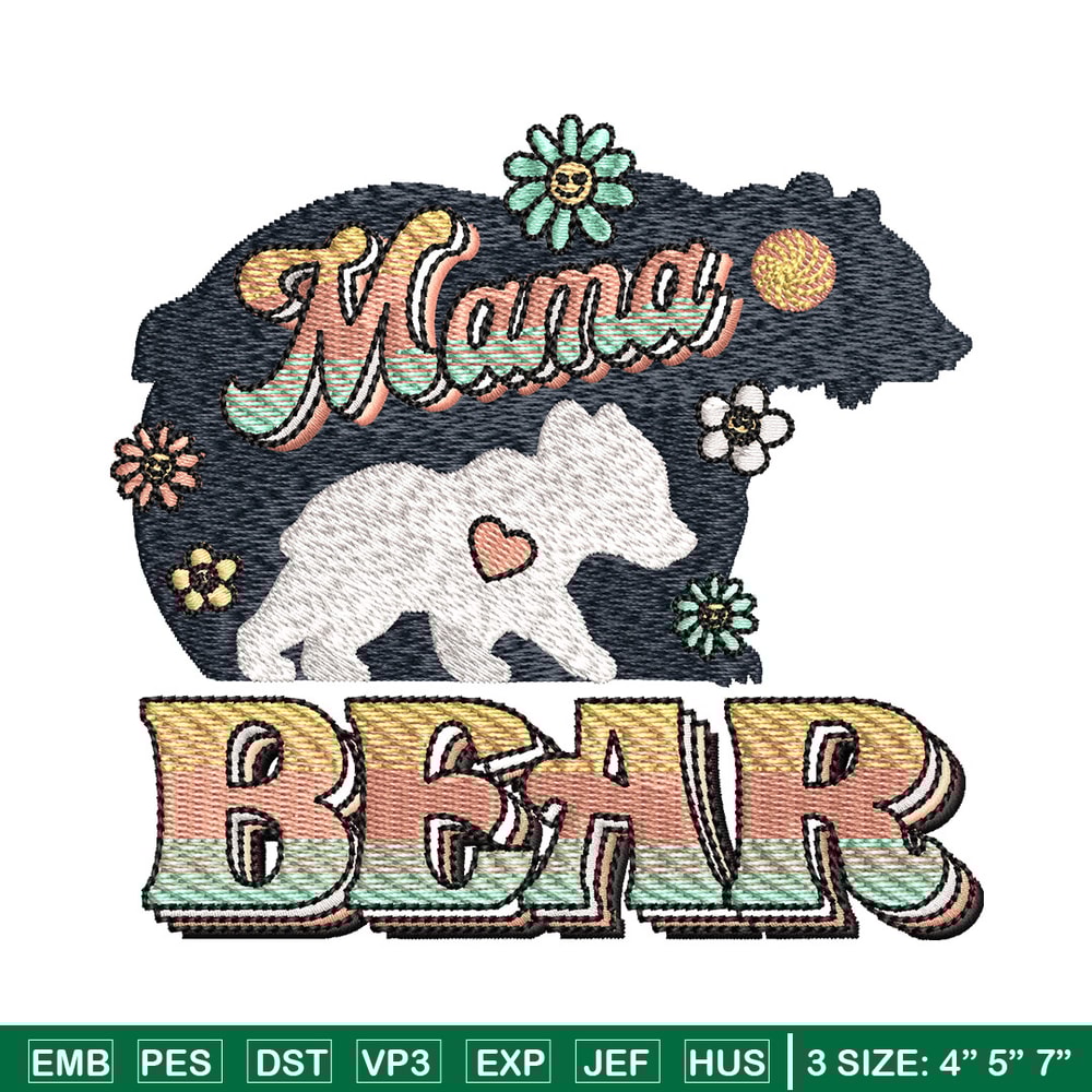 Mama bear embroidery design, Halloween embroidery, Embroidery file, Embroidery shirt, Emb design, Digital download.jpg