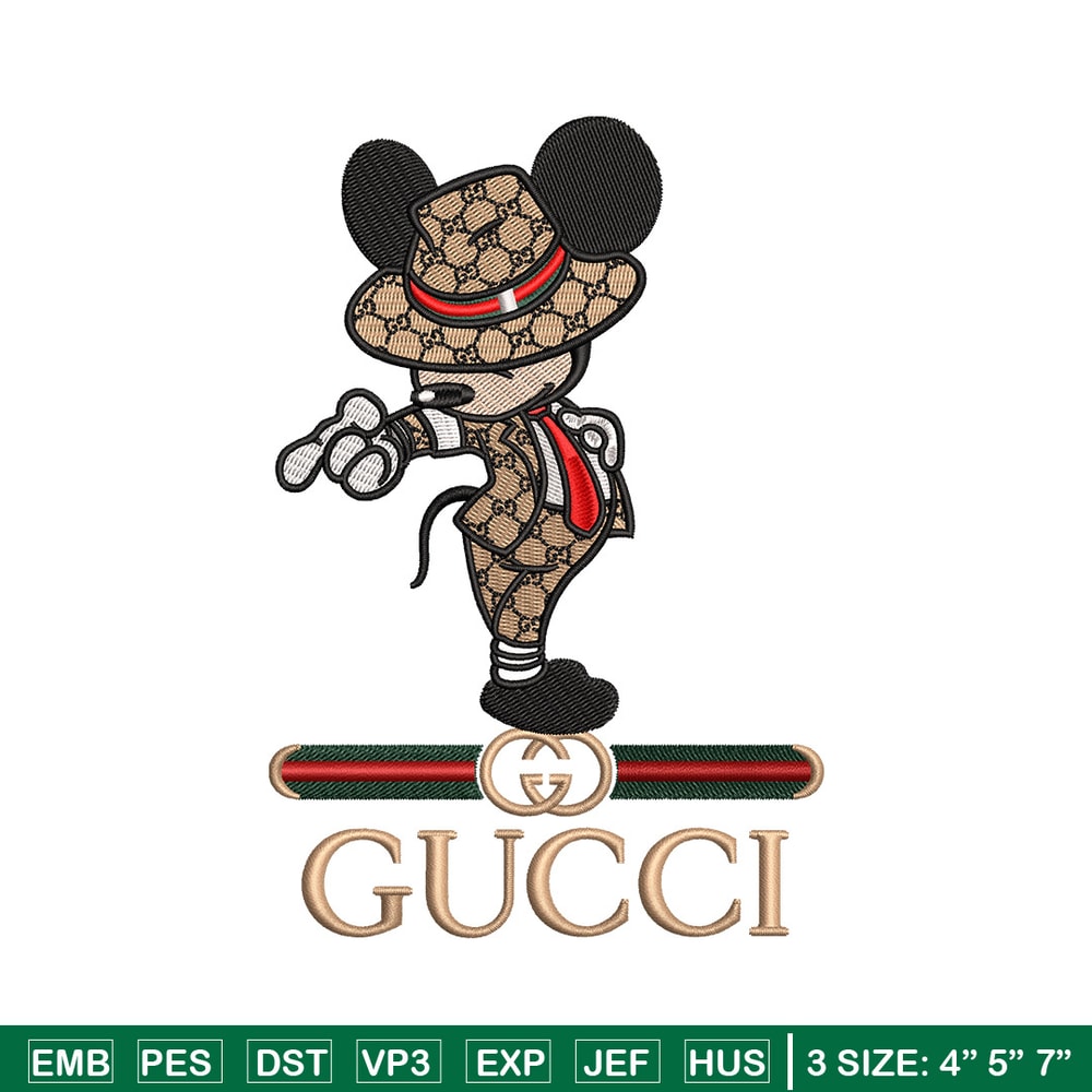 Mickey gucci embroidery design, Mickey embroidery, Embroidery file, Embroidery shirt, Emb design, Digital download.jpg