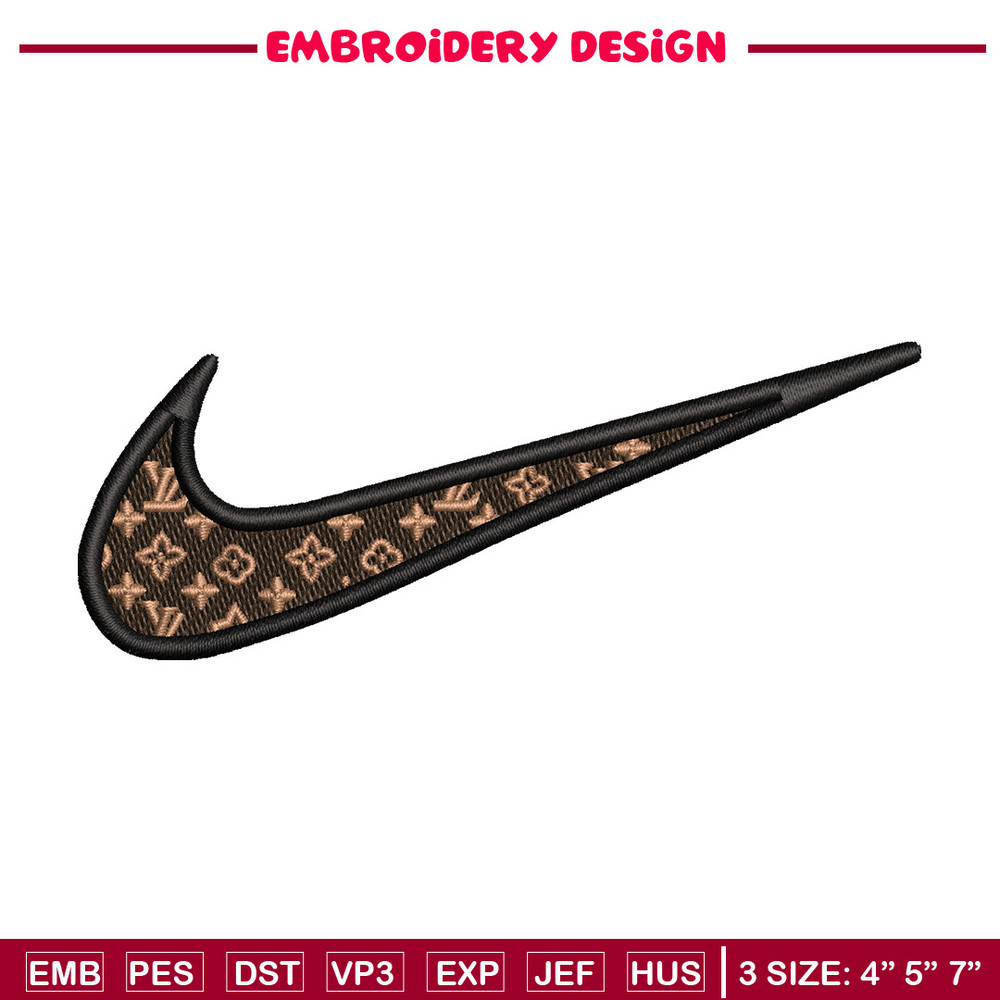 Nike lv logo embroidery design, Lv embroidery, Nike design, Embroidery shirt, Embroidery file, Digital download.jpg