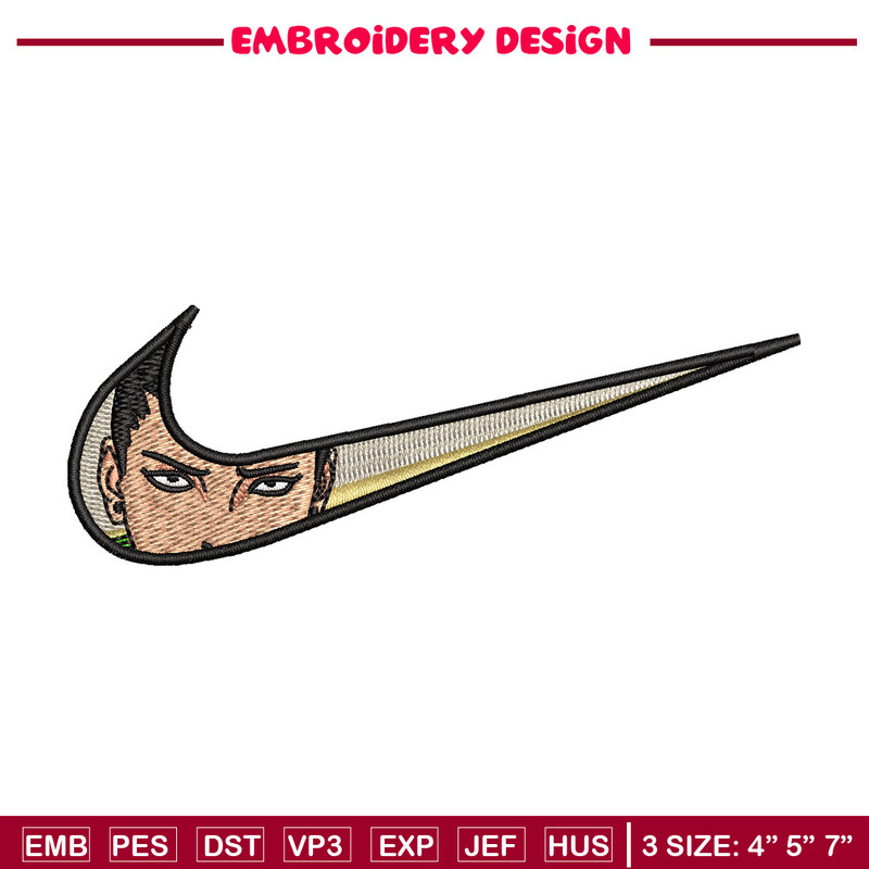 Nike shikamaru embroidery design, Naruto embroidery, Nike design, Embroidery shirt, Embroidery file, Digital download.jpg
