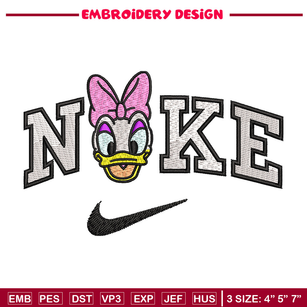Nike x daisy embroidery design, Daisy embroidery, Nike design, Embroidery shirt, Embroidery file, Digital download.jpg