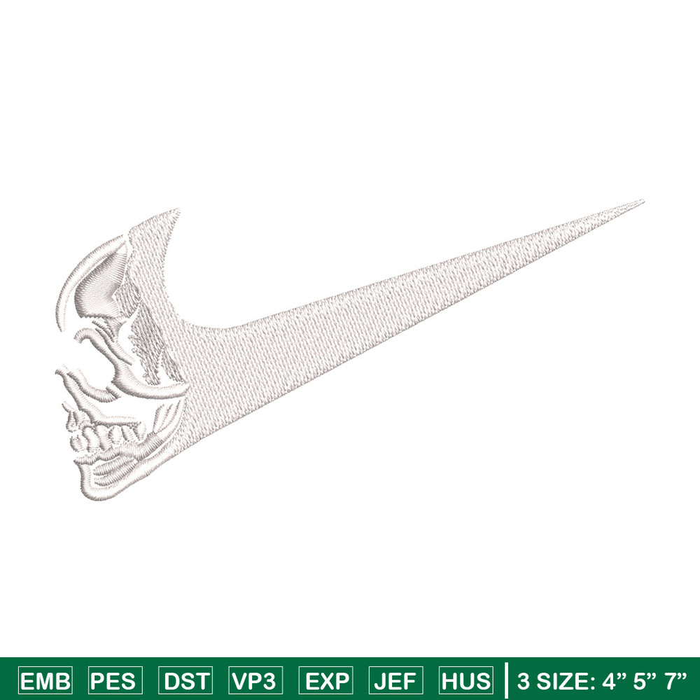 Nike horror embroidery design, Horror embroidery, Nike design, Embroidery shirt, Embroidery file, Digital download.jpg