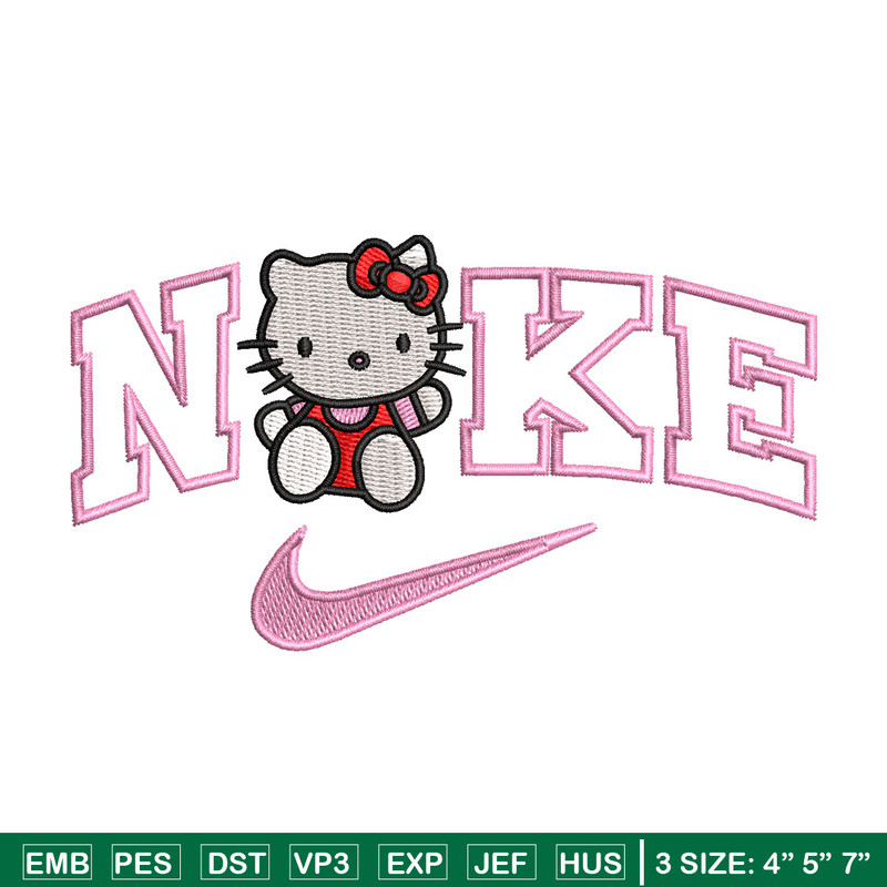 Nike kitty embroidery design, Kitty embroidery, Nike design, Embroidery shirt, Embroidery file, Digital download.jpg