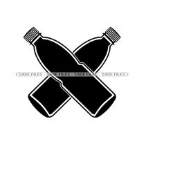 bottle logo 5 svg, water bottle svg, soda bottle, bottle clipart, bottle files for cricut, bottle cut files for silhouet