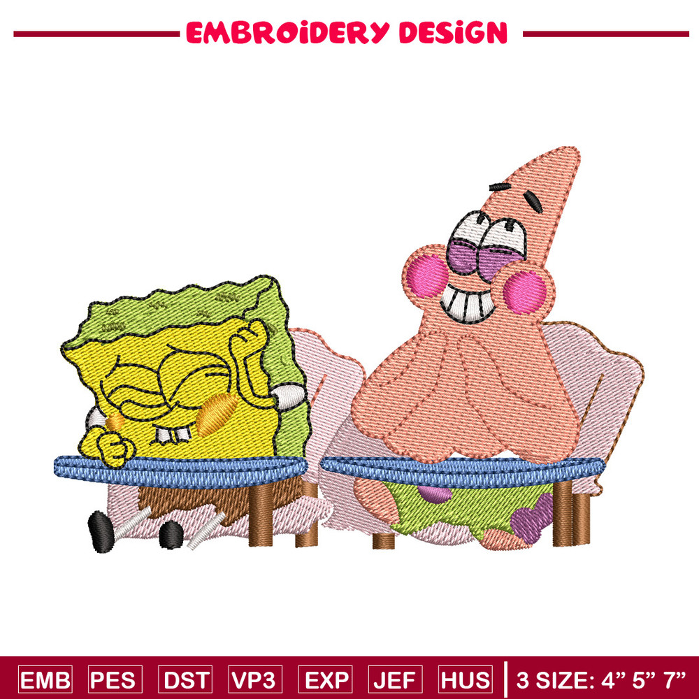 Spongebob funny embroidery design, Spongebob embroidery, Embroidery file, Embroidery shirt, Emb design, Digital download.jpg