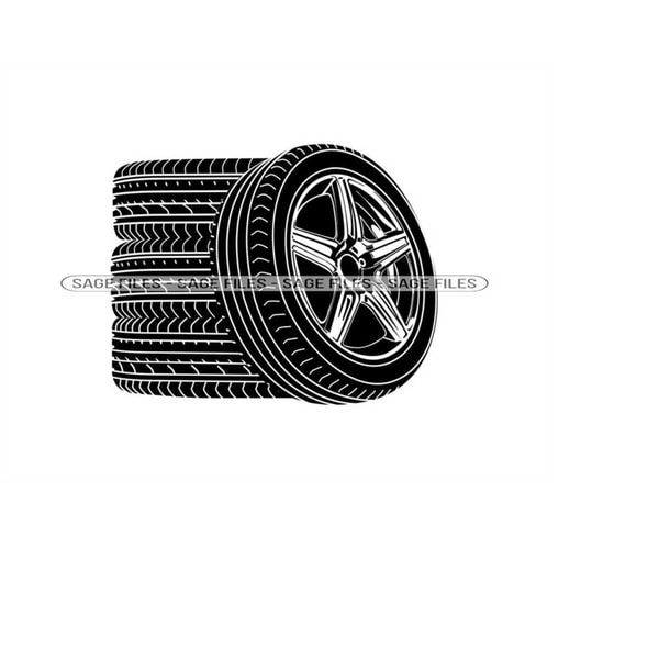 Wheel Logo SVG, Wheels Svg, Tire Svg, Body Shop Svg, Car Whe - Inspire ...