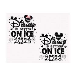 bundle mouse is better on ice 2023 svg, family vacation svg, family trip svg, magical kingdom svg, fabulous trip svg, va