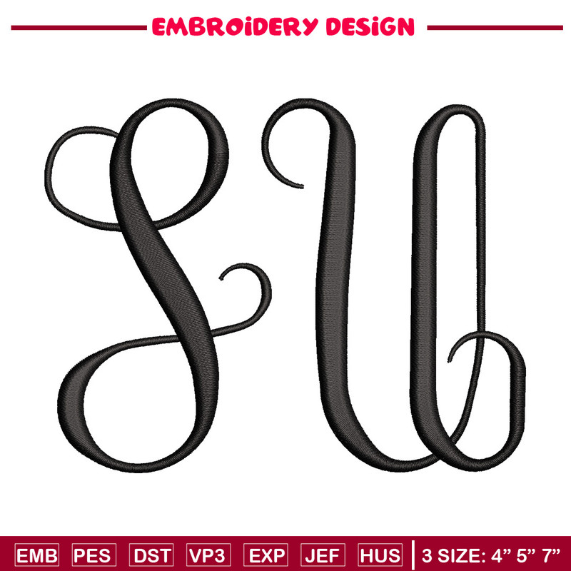 Su logo embroidery design, Logo embroidery, Emb design, Embroidery shirt, Embroidery file, Digital download.jpg