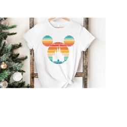 disney castle mickey ears tee shirt, disney family vacation shirt, disney vintage shirts, mickey ears, magic kingdom tri