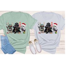 star wars funny christmas shirt, cute starwars characters, starwars shirt, christmas gifts, storm trooper, darth vader s