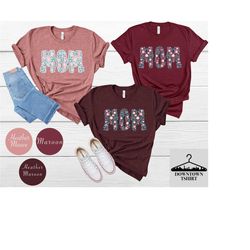 cute mom shirt - best mom ever tee - mimi gigi aunt super mom tshirt - gift for mother - mommy tee shirt - handmade cott