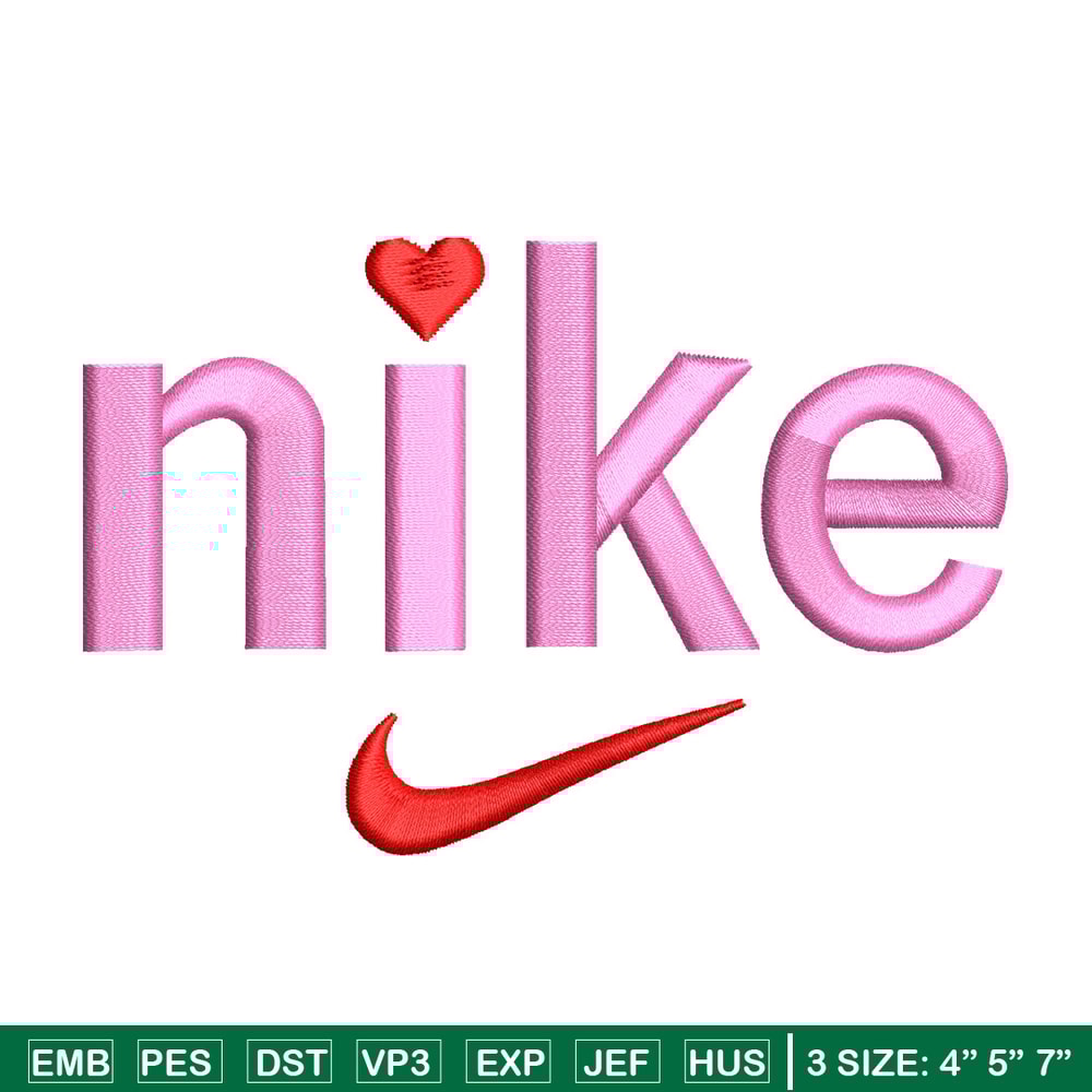 Nike x pink embroidery design, Nike embroidery, Nike design, Embroidery shirt, Embroidery file, Digital download.jpg