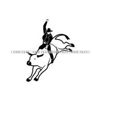 bull riding 2 svg, bull riding svg, rodeo svg, cowboy svg, rodeo clipart, rodeo files for cricut, rodeo cut files for si