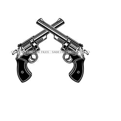 gun logo 3 svg, revolver svg, gun svg, pistol svg, weapon svg, revolver clipart, gun files for cricut, cut files for sil