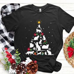 cute cats christmas tree shirt ugly christmas t shirt,ugly christmas,tshirt,cat shirt,cat tshirt,cat christmas -a911