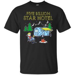 agr five billion star hotel camping shirt