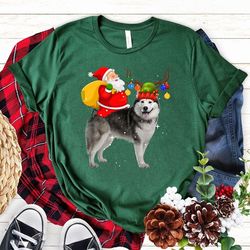siberian husky christmas tshirt, funny dog shirt, siberian husky christmas, siberian husky mom gift - a926