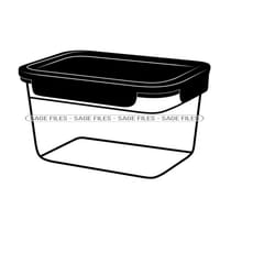 plastic food storage container 2 svg, lunch box svg, take out svg, clipart, files for cricut, cut files for silhouette,