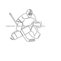 hockey goalie outline svg, hockey svg, hockey clipart, hockey files for cricut, hockey cut files for silhouette, png, dx