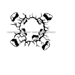 smashed wall svg, explosion svg, bullet hole svg, broken wall svg, clipart, files for cricut, cut files for silhouette,