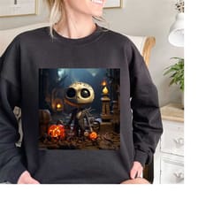 cute baby jack skellington halloween tshirt, nightmare before christmas sweatshirt, fall womens sweatshirt, halloween sk