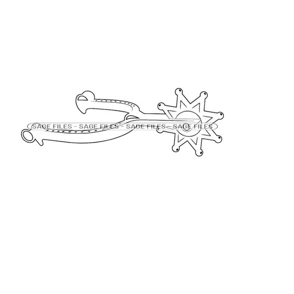 Spur Ranch Outline Spurs Outline SVG, Spurs SVG, Cowboy Svg, Spurs Clipart, Spu - Inspire ...