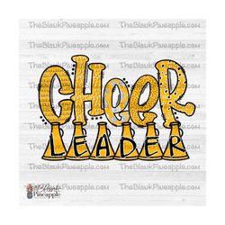 cheer design png, doodle cheerleader megaphones in yellow gold png, cheerleading design, cheer sublimation design png