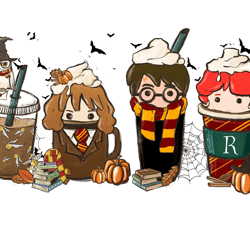 harry fall coffee lattee png - halloween coffee png - harry fall coffee png - villains latte - fall latte png - cut file