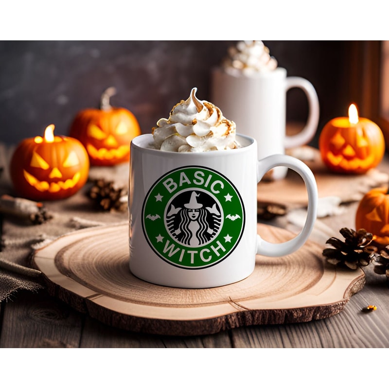 Basic Witch Halloween Coffee Mug Parody Halloween Coffee Mug Cute Witch Halloween Coffee Cup Funny Halloween Coffee - 1.jpg