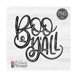 halloween design png, boo y'all png, halloween shirt design, halloween sublimation design, hand lettered