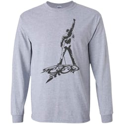 agr freddie mercury queen long sleeve t-shirt