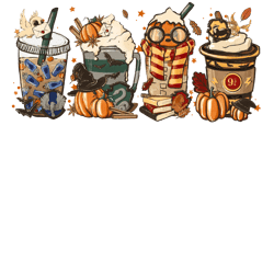 harry coffee png - halloween coffee png - harry fall coffee png - villains latte - fall png - horror movie png - coffee