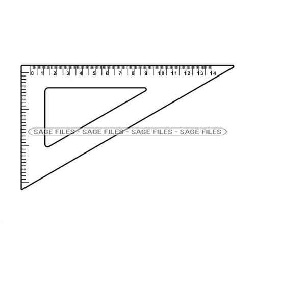 Ruler Outline SVG, Ruler Svg, Math Svg, Ruler Clipart, Ruler - Inspire ...