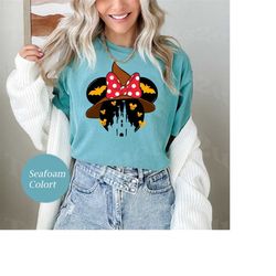 minnie ears disney halloween comfort colors shirt, disney halloween shirt, disney castle tee, minnie mouse shirt, minnie