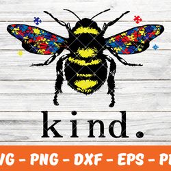 bee kind,autism svg