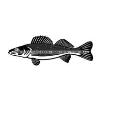 walleye svg, fishing svg, fish svg, fishing clipart, fishing files for cricut, fishing cut files for silhouette, png, dx