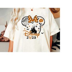 disney halloween family comfort colors shirt, halloween matching shirt, disney halloween trip, family halloween , disney