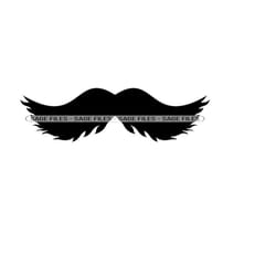 mustache 8 svg, mustache svg, mustache clipart, mustache files for cricut, mustache cut files for silhouette, png, dxf