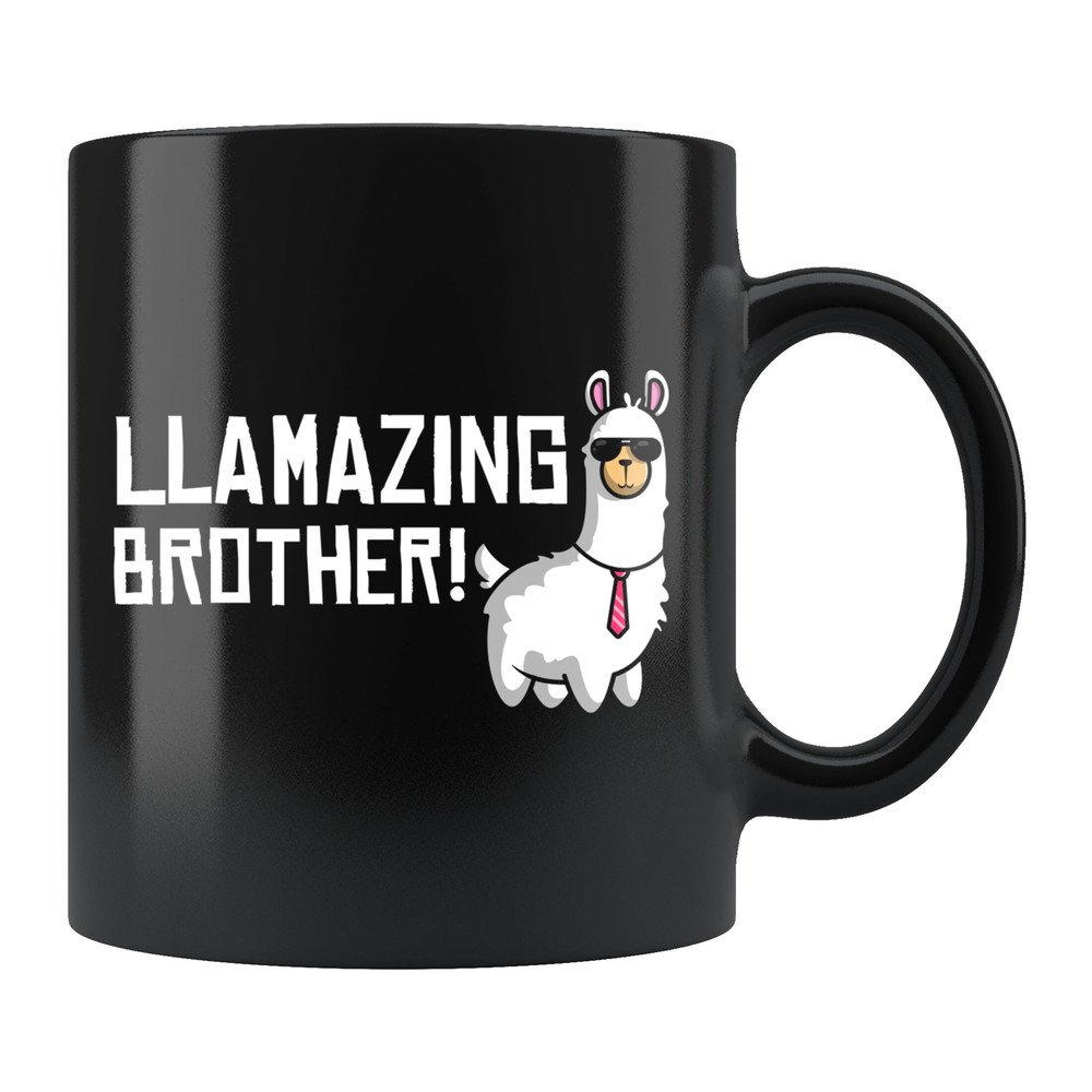 Big Brother Mug Brother Gift Sibling Mug Sibling Gift Big Bro Mug Big Bro Gift Little Bother Mug Little Brother Gift Llama Mug - 1.jpg