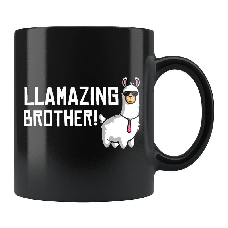 Big Brother Mug Brother Gift Sibling Mug Sibling Gift Big Bro Mug Big Bro Gift Little Bother Mug Little Brother Gift Llama Mug - 1.jpg
