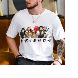 halloween horror character friends tshirt, halloweentown university sweatshirt, horror movies shirt vintage, halloween t