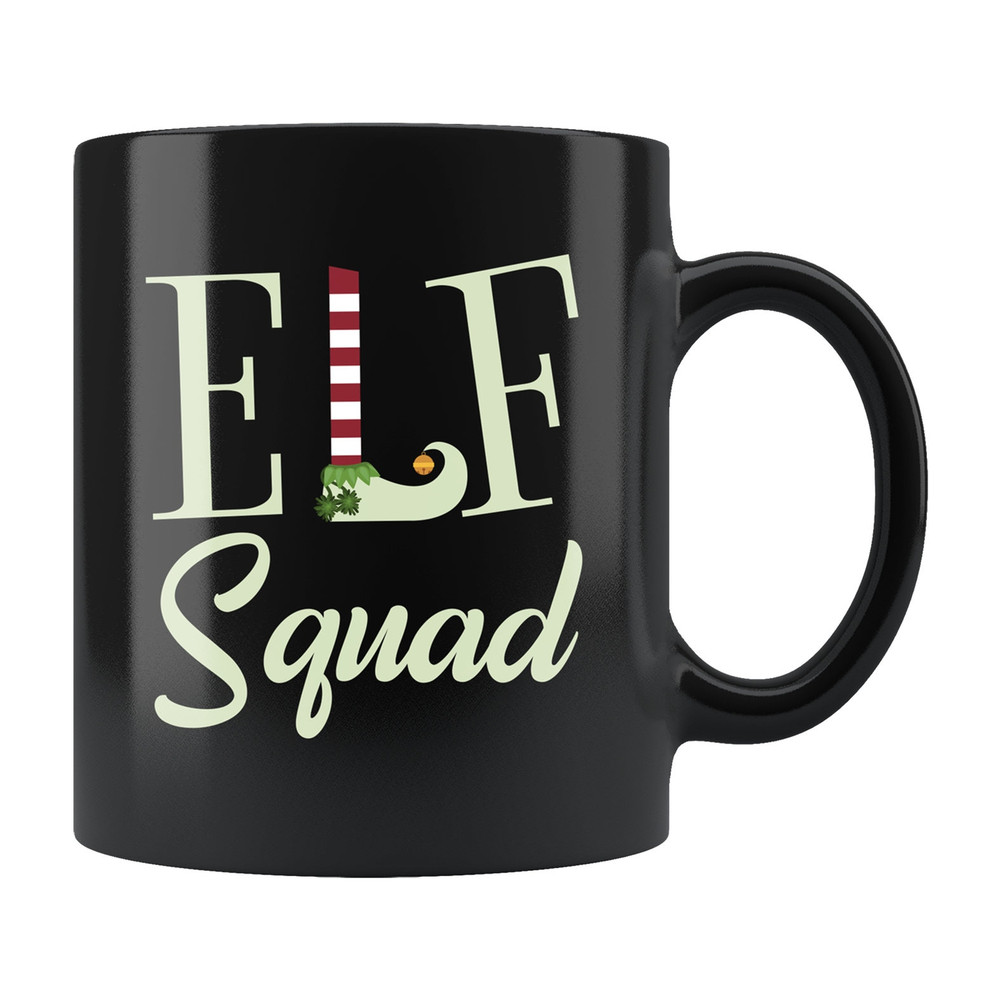 Cute Santa Elf Mug Santa Elf Gift Christmas Elf Mug Christmas Gift Christmas Mug Christmas Elf Gift Stocking Stuffer Mug Elf Squad #b531 - 1.jpg