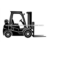 Forklift 3 SVG, Forklift SVG, Forklift Clipart, Forklift Files for Cricut, Forklift Cut Files For Silhouette, Forklift P