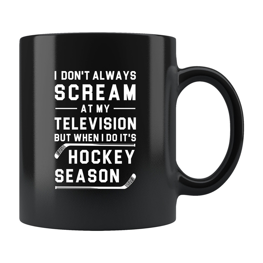 Hockey Season Mug Hockey Season Gift Hockey Mug Hockey Gift Hockey Coach Gift Hockey Coach Mug Hockey Player Mug Hockey Player #a607 - 1.jpg